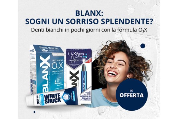 Sbianca il Tuo Sorriso con BlanX: Scopri la Promozione Esclusiva di Farmacia Soccavo!