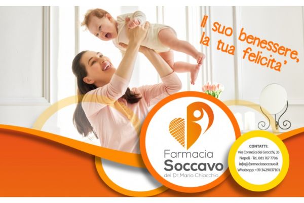 Week End di offerte da Farmacia Soccavo su prodotti Pampers e Mustela