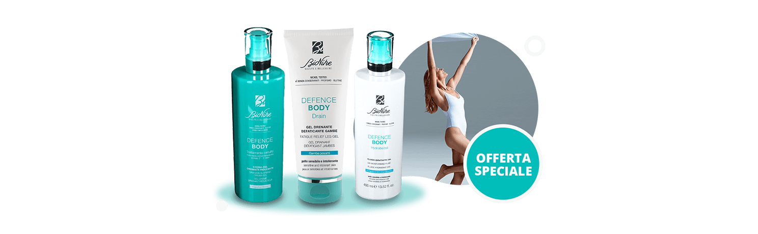 Bionike DEFENCE BODY: Trattamenti Avanzati per un Corpo Tonico e Levigato