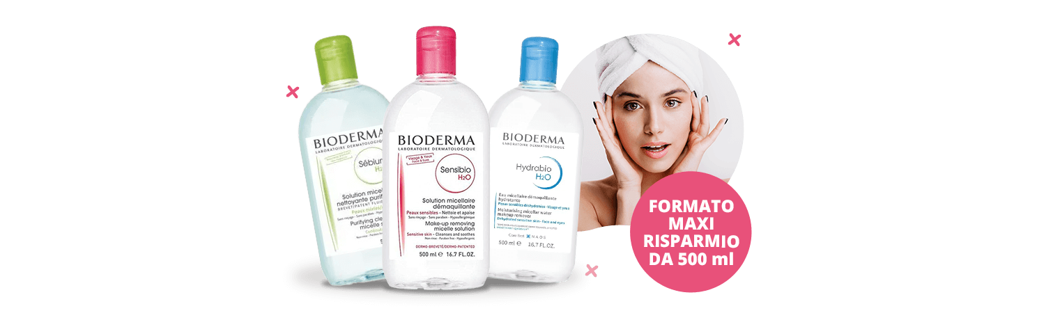Scopri l'Acqua Micellare Bioderma Ideale per Te: SEBIUM, SENSIBIO, HYDRABIO su FarmaciaSoccavo.it
