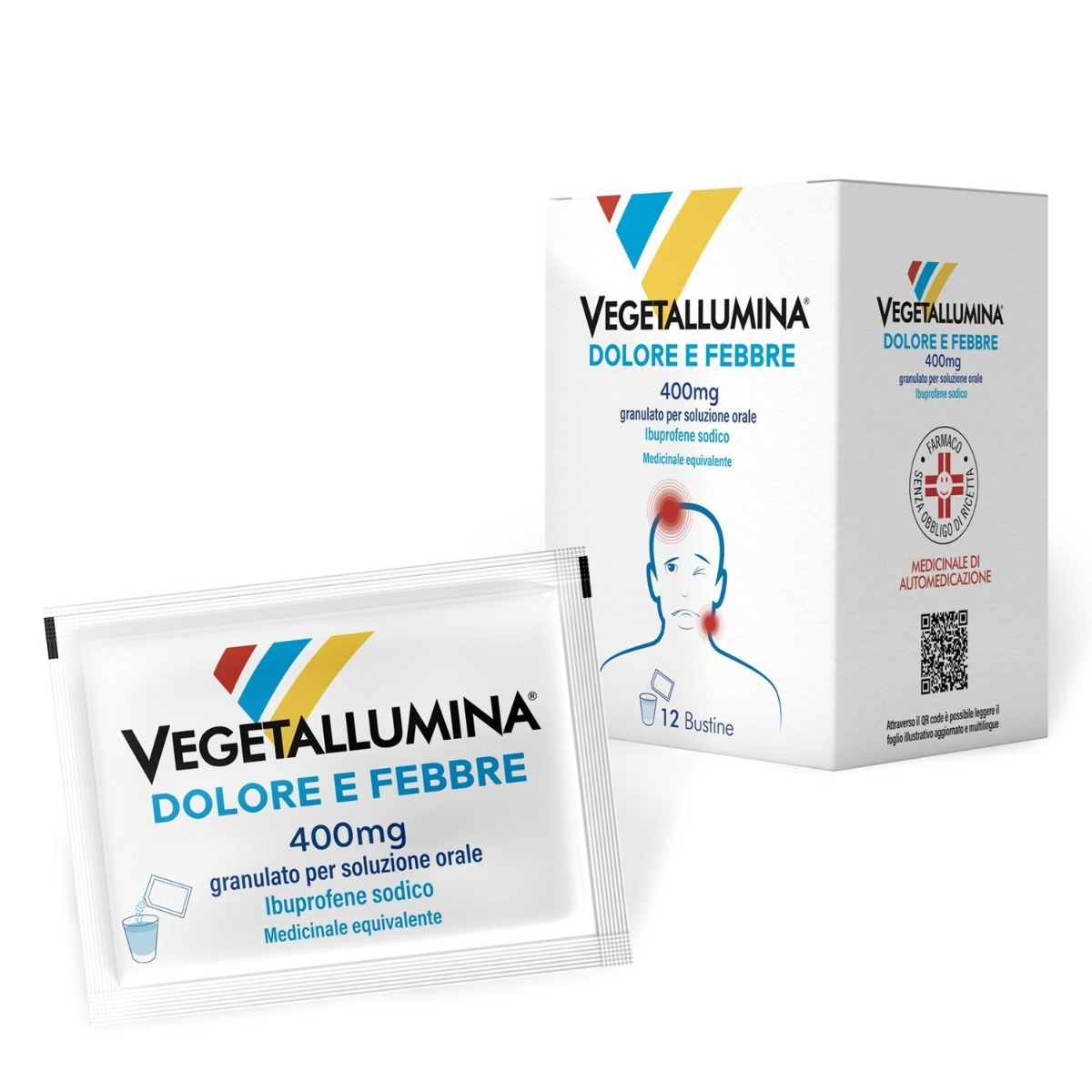 Vegetallumina dolore e febbre 400 mg granulato per soluzione orale