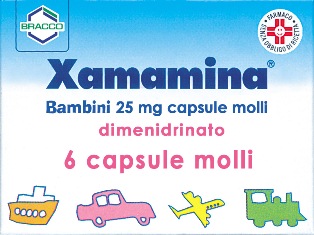 Xamamina bambini 6 capsule molli da 25 mg