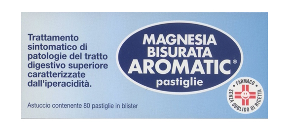 Magnesia Bisurata Aromatic 80 Pastiglie-image