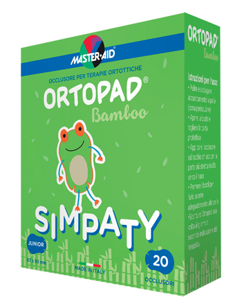 Cerotto Oculare Per Ortottica Ortopad Simpaty M 5,4 X7,6 50 Pezzi