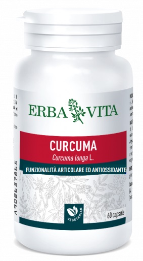 Erba vita curcuma integratore alimentare 60 capsule 450mg