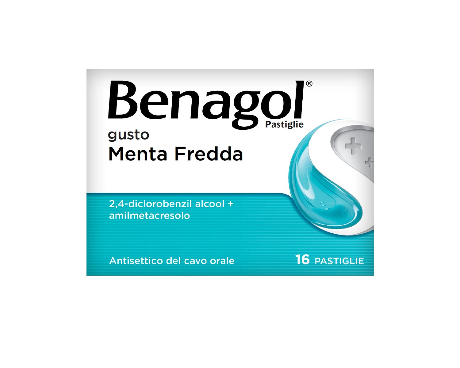 Benagol Pastiglie Menta Fredda Antisettico Cavo Orale 16 Pastiglie