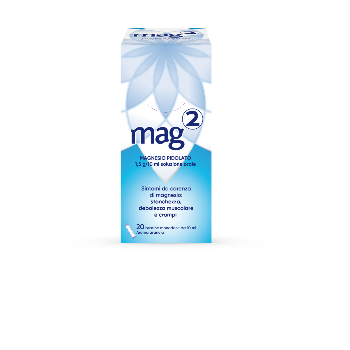 Mag2 Stickpack Soluzione Orale 1,5 g/10 ml Magnesio Pidolato 20 Bustine