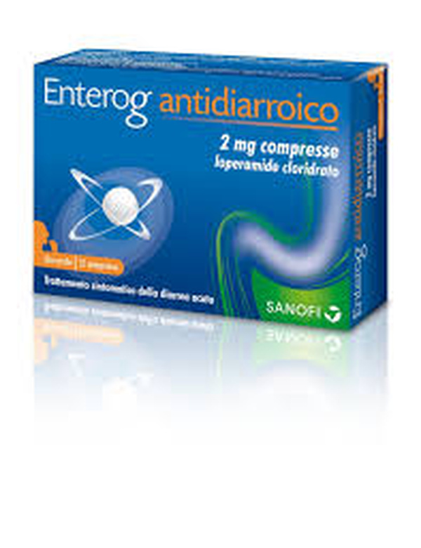 Enterog antidiarroico 12 compresse 2mg