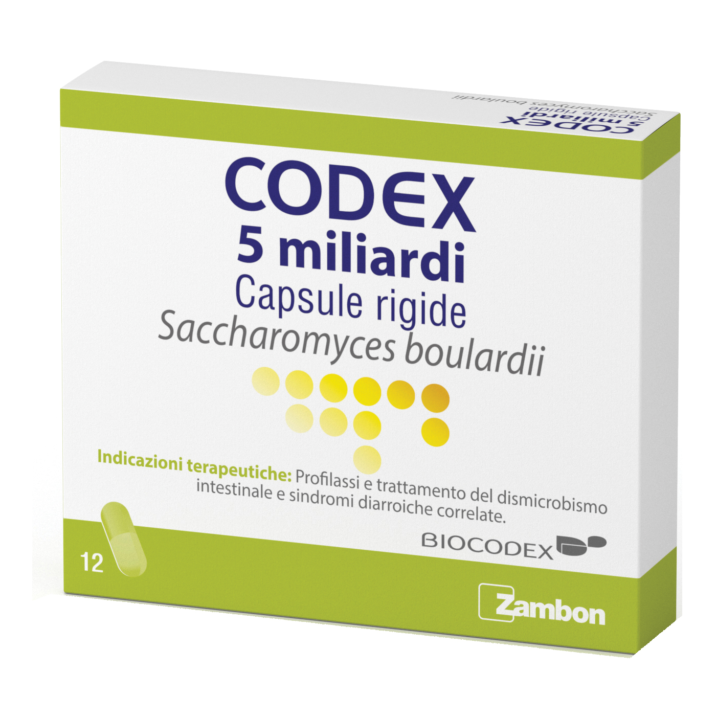 Codex 12 capsule 5 miliardi 250mg blister