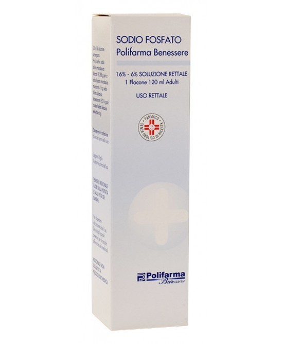 Sodio fosfato polifarma benessere 16%/6% soluzione rettale