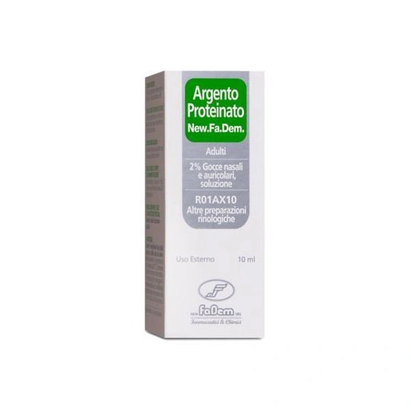 Argento Proteinato (New.Fa.Dem.) Ad Gocce Orali 10 Ml 2%