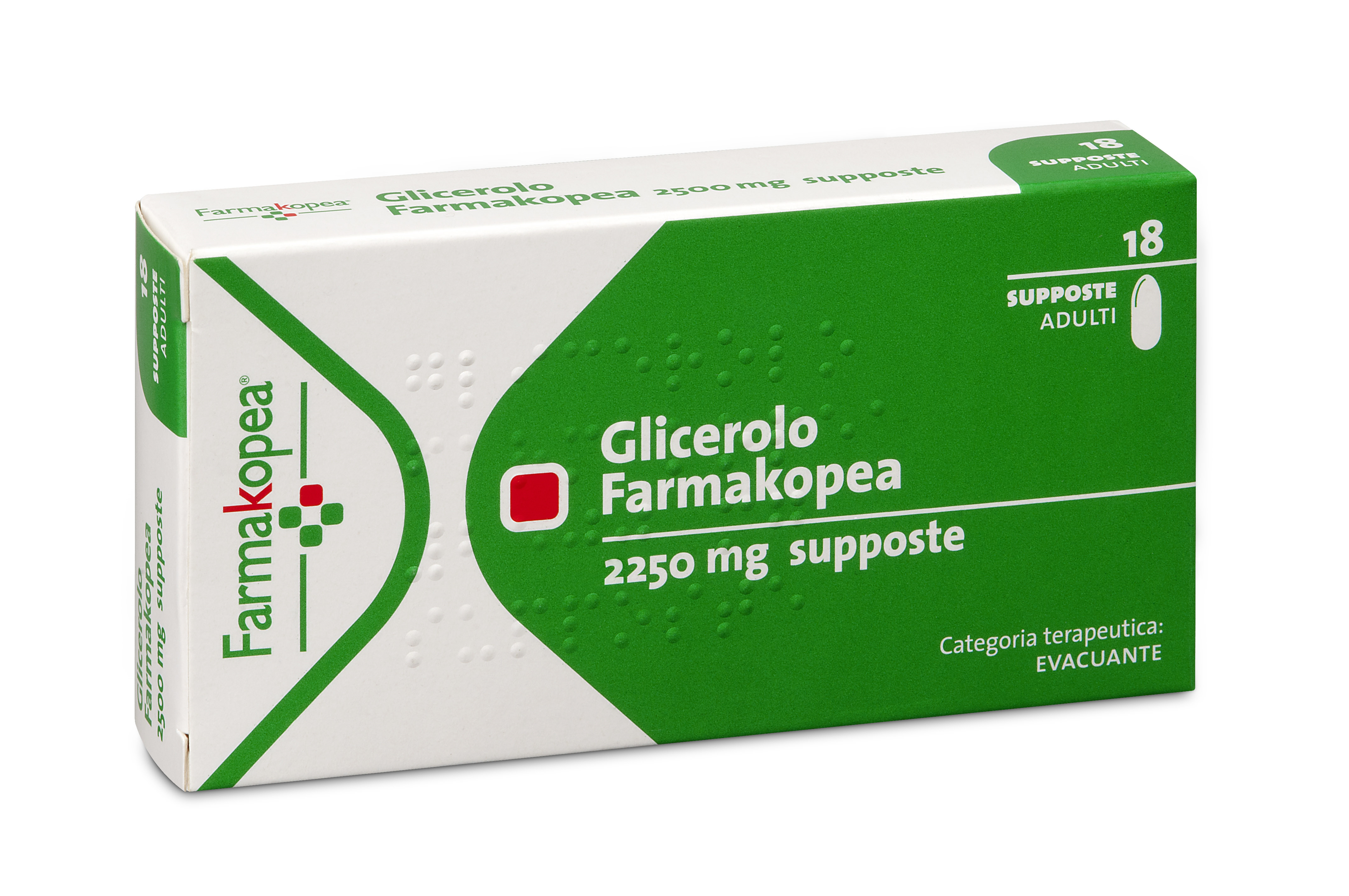 Glicerolo farmak adulti 2,250 g supposte 18 supposte