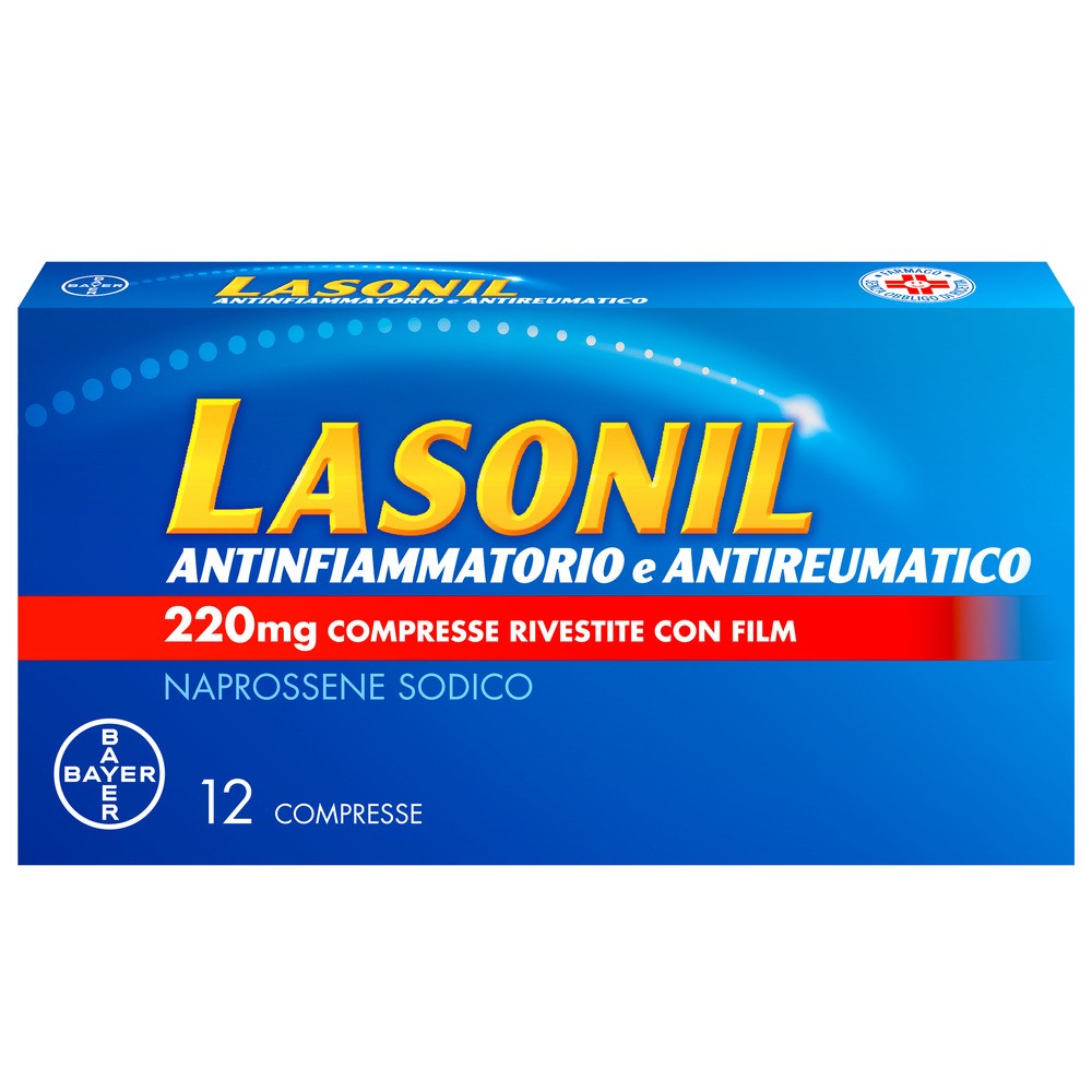 Lasonil Antidolorifico e Antinfiammatorio contro Dolore 12 Compresse