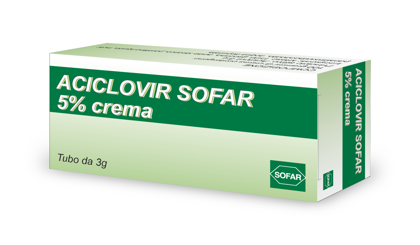 Aciclovir sofar 5% crema