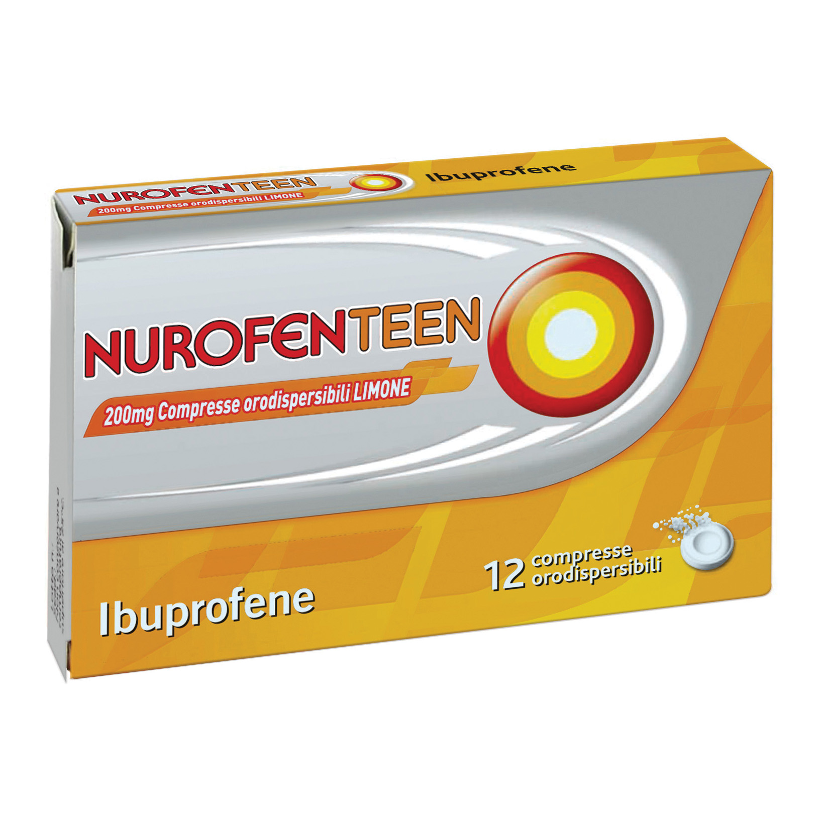 Nurofenteen 200 mg 12 Compresse Orodispersibili Menta
