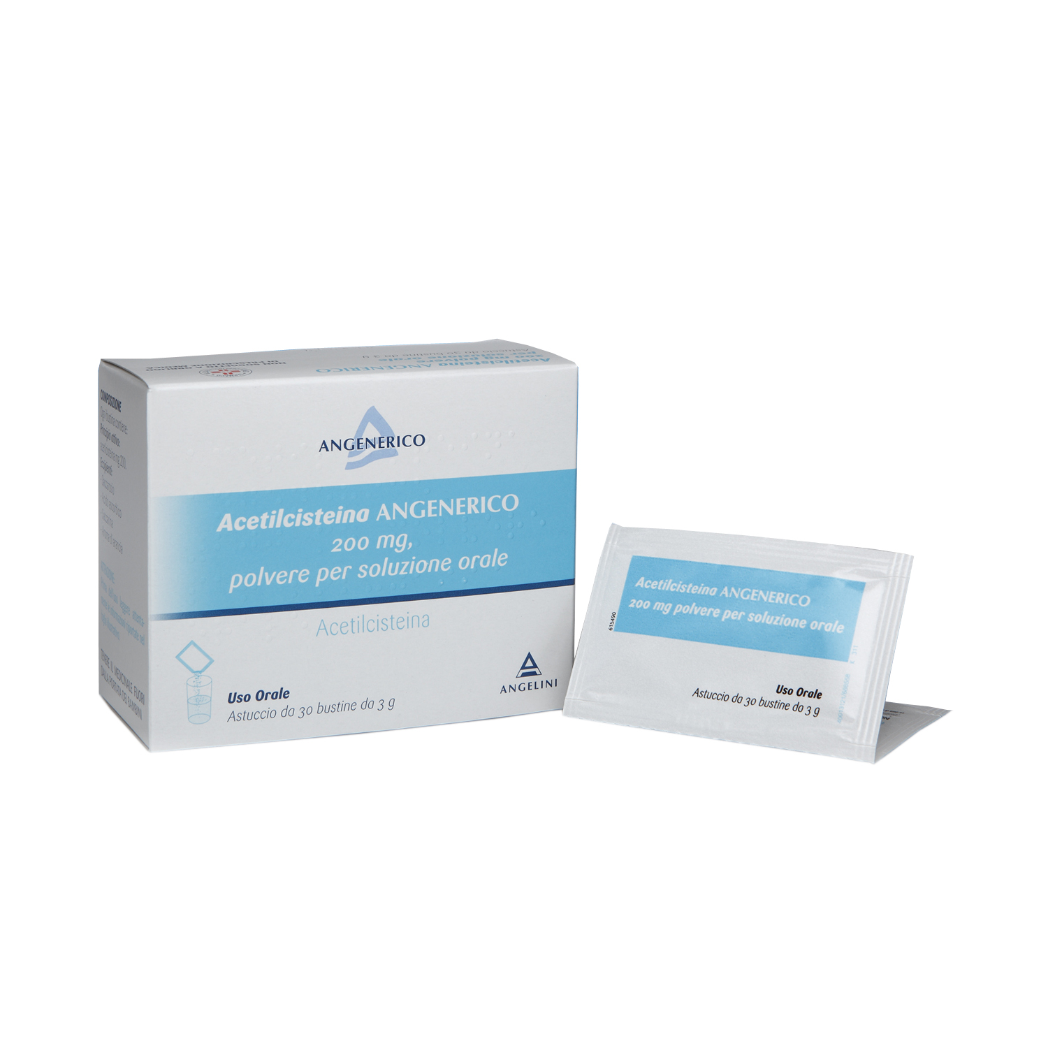 Acetilcist.30 buste 200mg ang.