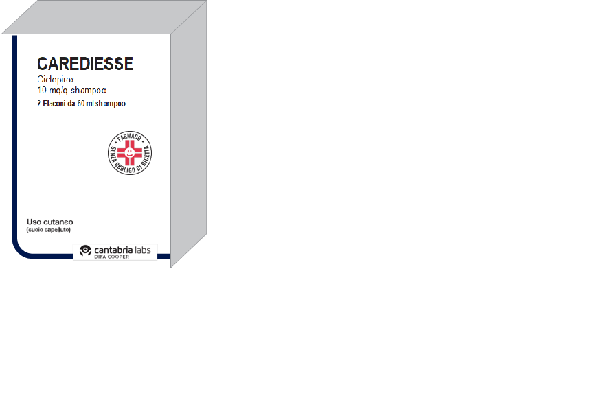 Carediesse Shampoo 10mg/g 2x60ml