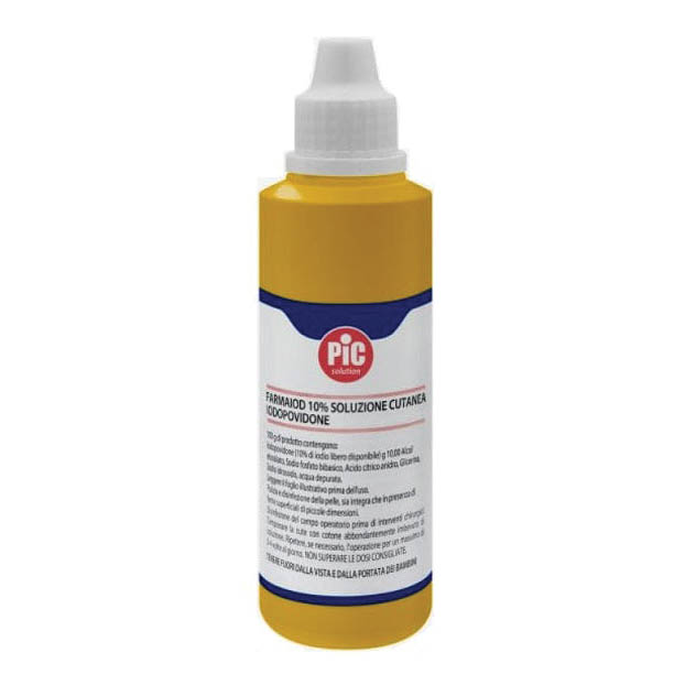 10% soluzione cutanea flacone 250 ml