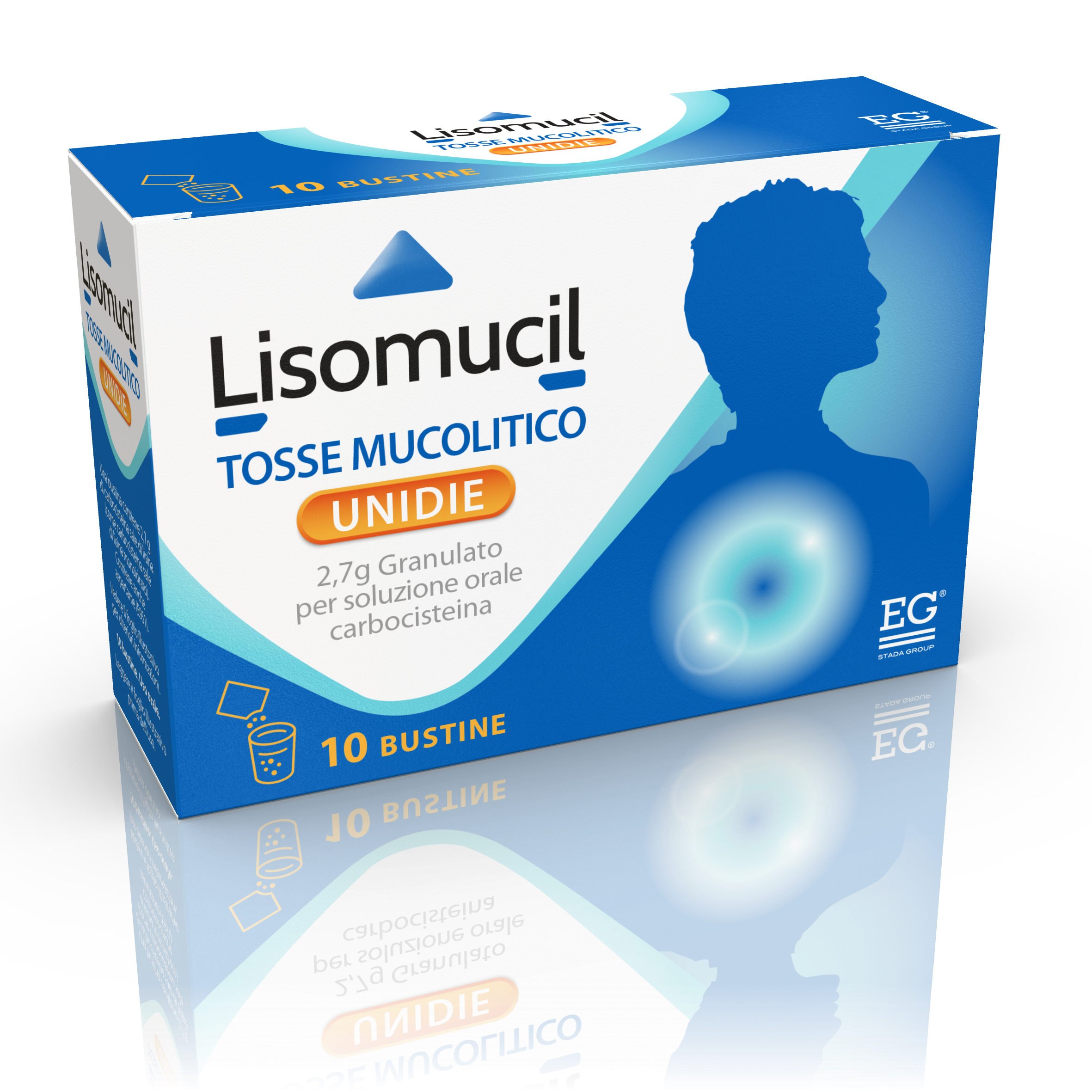Lisomucil Tosse Mucolitico Unidie 2,7 g 10 Bustine