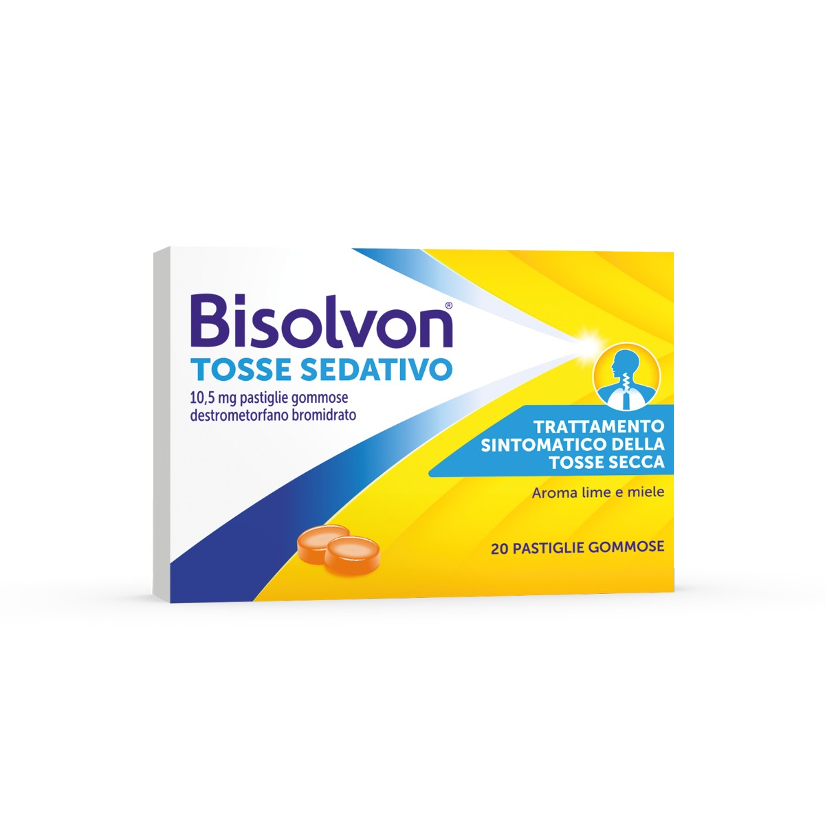 Bisolvon Tosse Sedativo Per Tosse Secca 20 Pastiglie Gommose