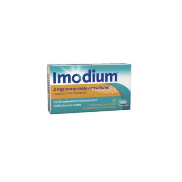 Imodium 2 mg compresse orosolubili loperamide cloridrato