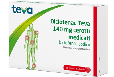 Diclofenac 140 mg 10Cerotti medicati