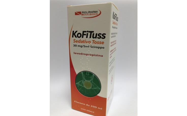 Kofituss sedativo tosse 30 mg/5 ml sciroppo levodropropizina medicinale equivalente
