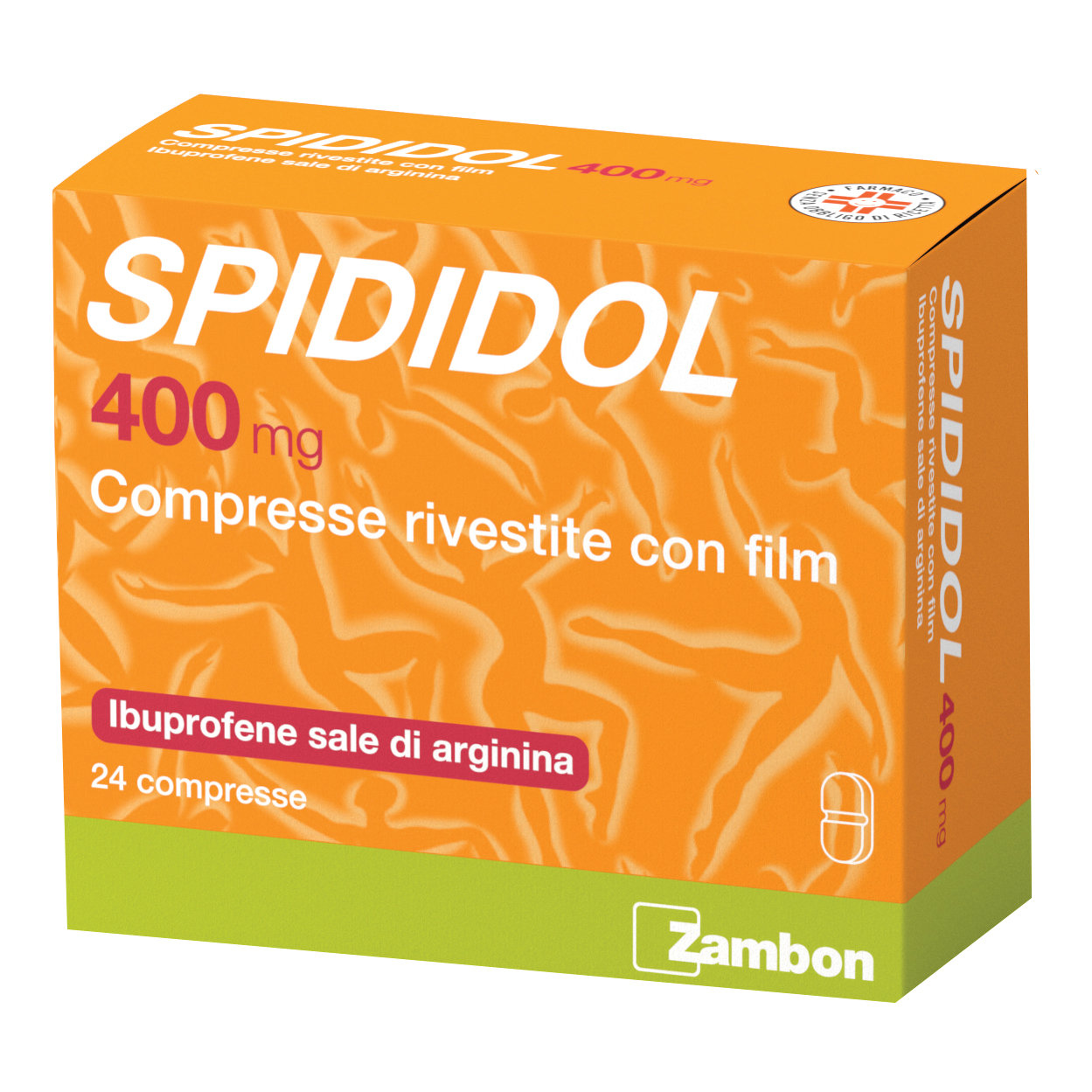 Spididol 400 mg Ibuprofene Sale di Arginina Analgesico 24 Compresse Rivestite