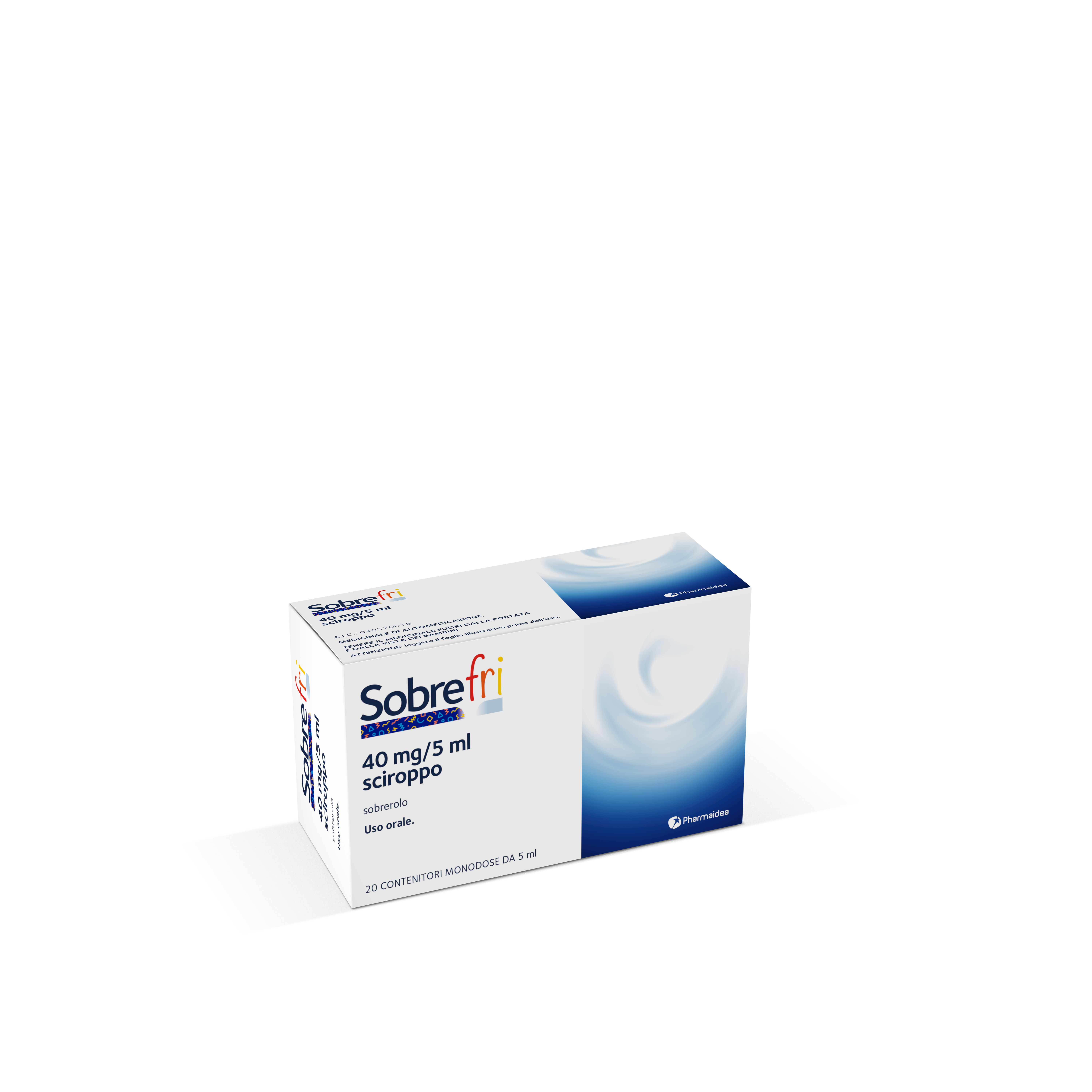 Sobrefri 20 Flaconcini 40mg 5ml Sciroppo