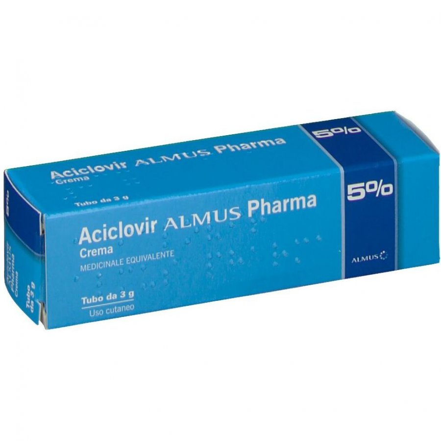 Aciclovir crema 3g 5% almus