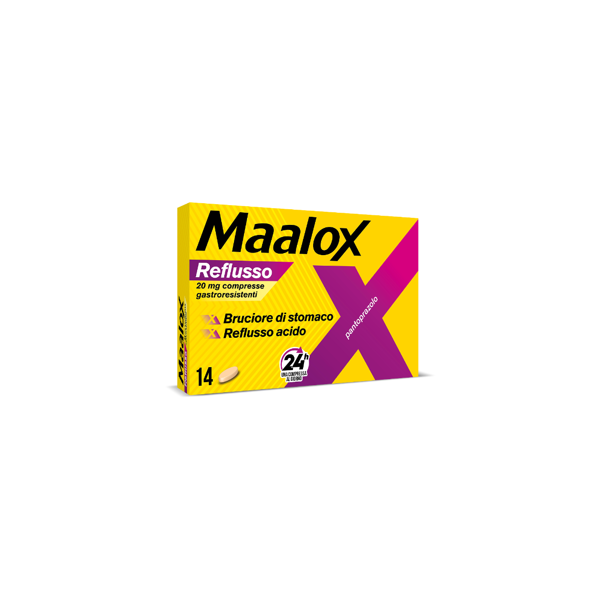 Maalox Reflusso 20 mg Pantoprazolo 14 Compresse