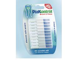 Plakkontrol Brush &amp; Clean Scovolini Spazzi Stretti 40 Pezzi