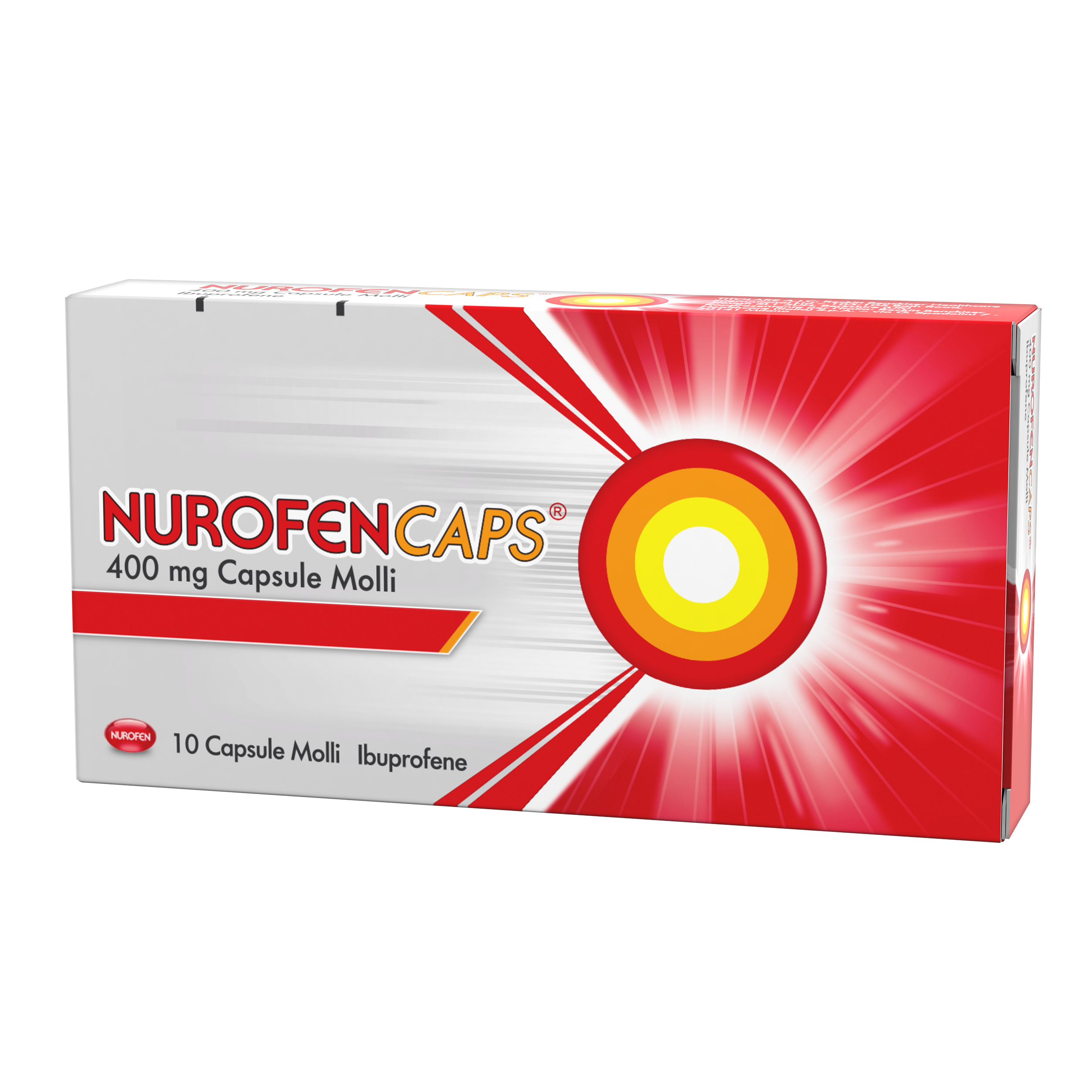 Nurofencaps 400 mg Ibuprofene 10 Capsule Molli