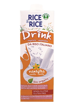 Rice&amp;rice Bevanda Di Riso Alla Vaniglia 1 Litro