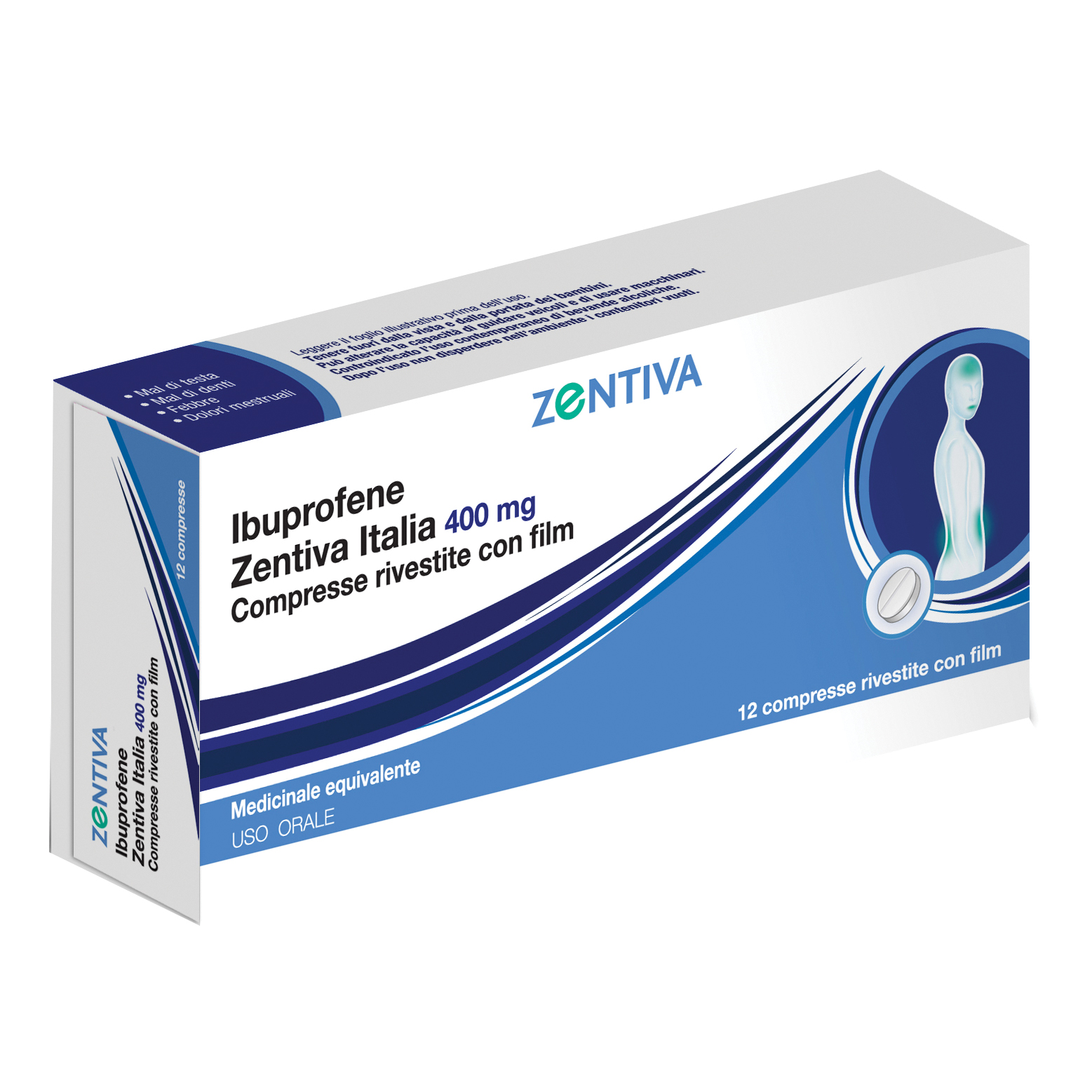 Viamal Febbre&amp;dol.400mg 12 Compresse