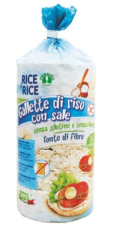 Rice&amp;Rice Gallette di Riso con Sale e senza Glutine 100g