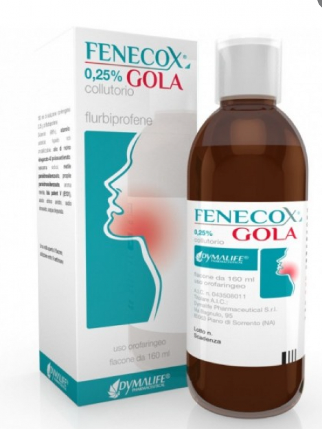 Fenecox collutorio 0,25% 160ml