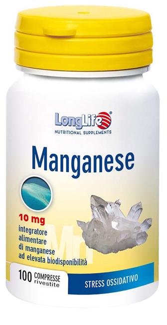 Longlife Manganese 10mg100compresse