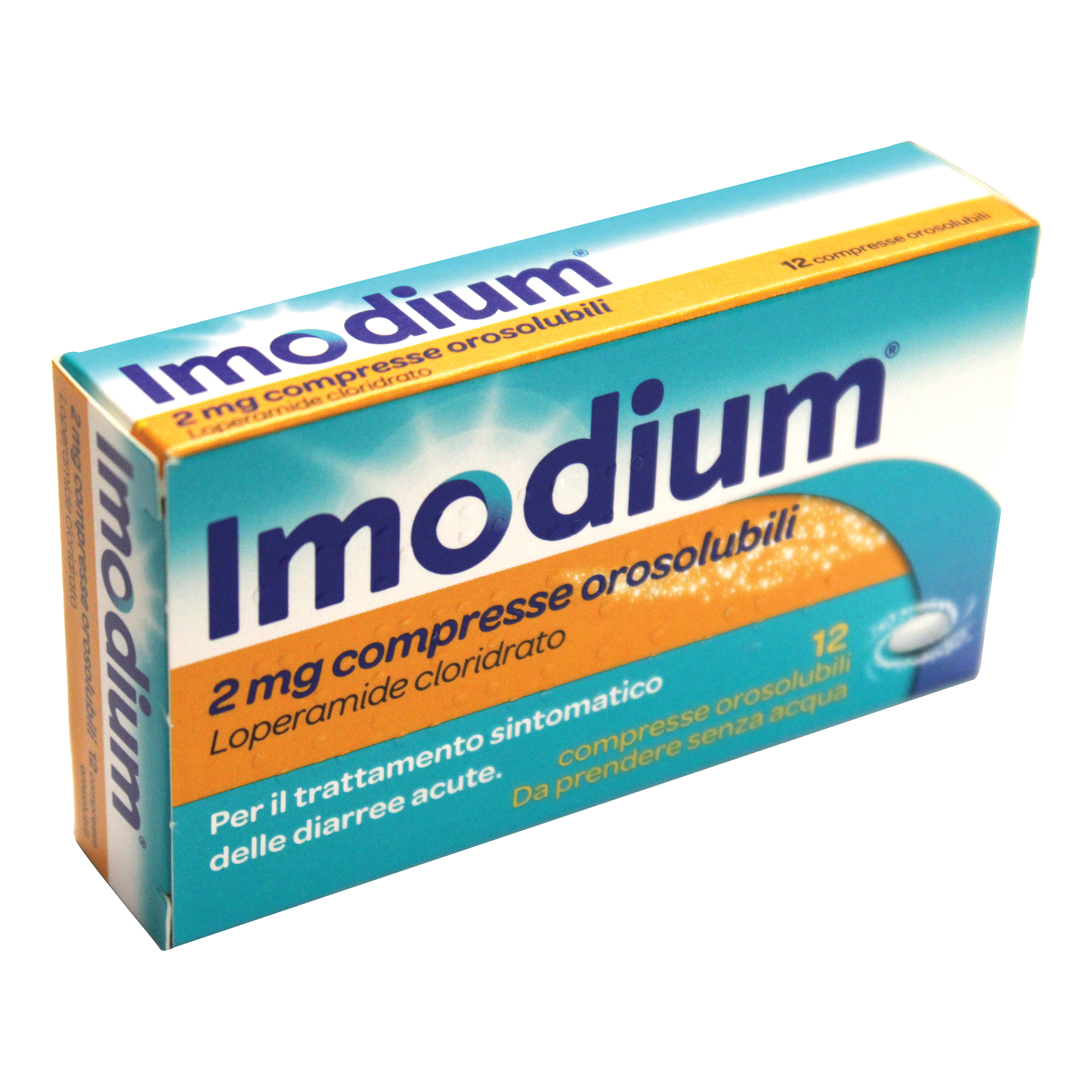Imodium 2 mg compresse orosolubili loperamide cloridrato