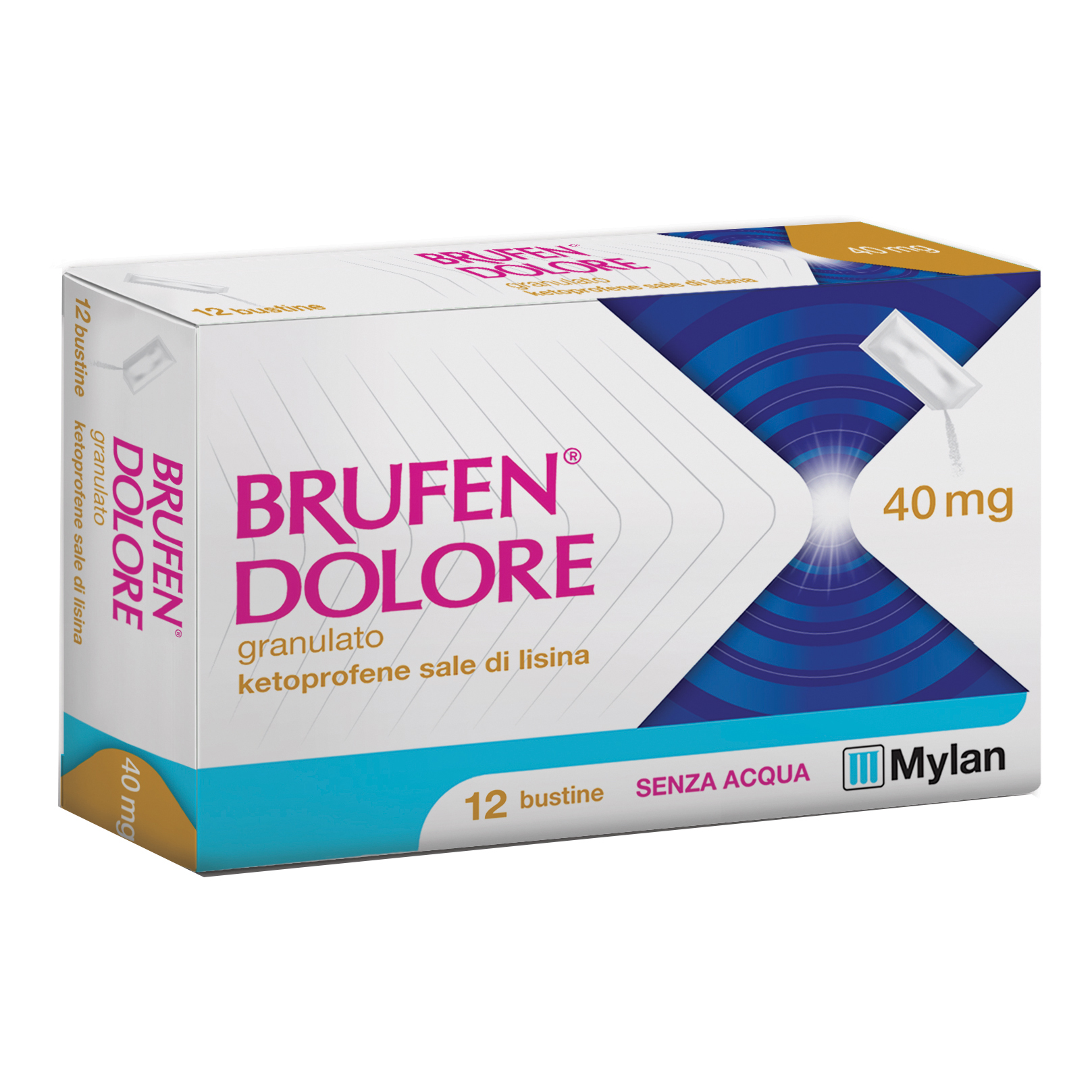 Brufen Dolore 40 mg Granulato Soluzione Orale 12 Bustine