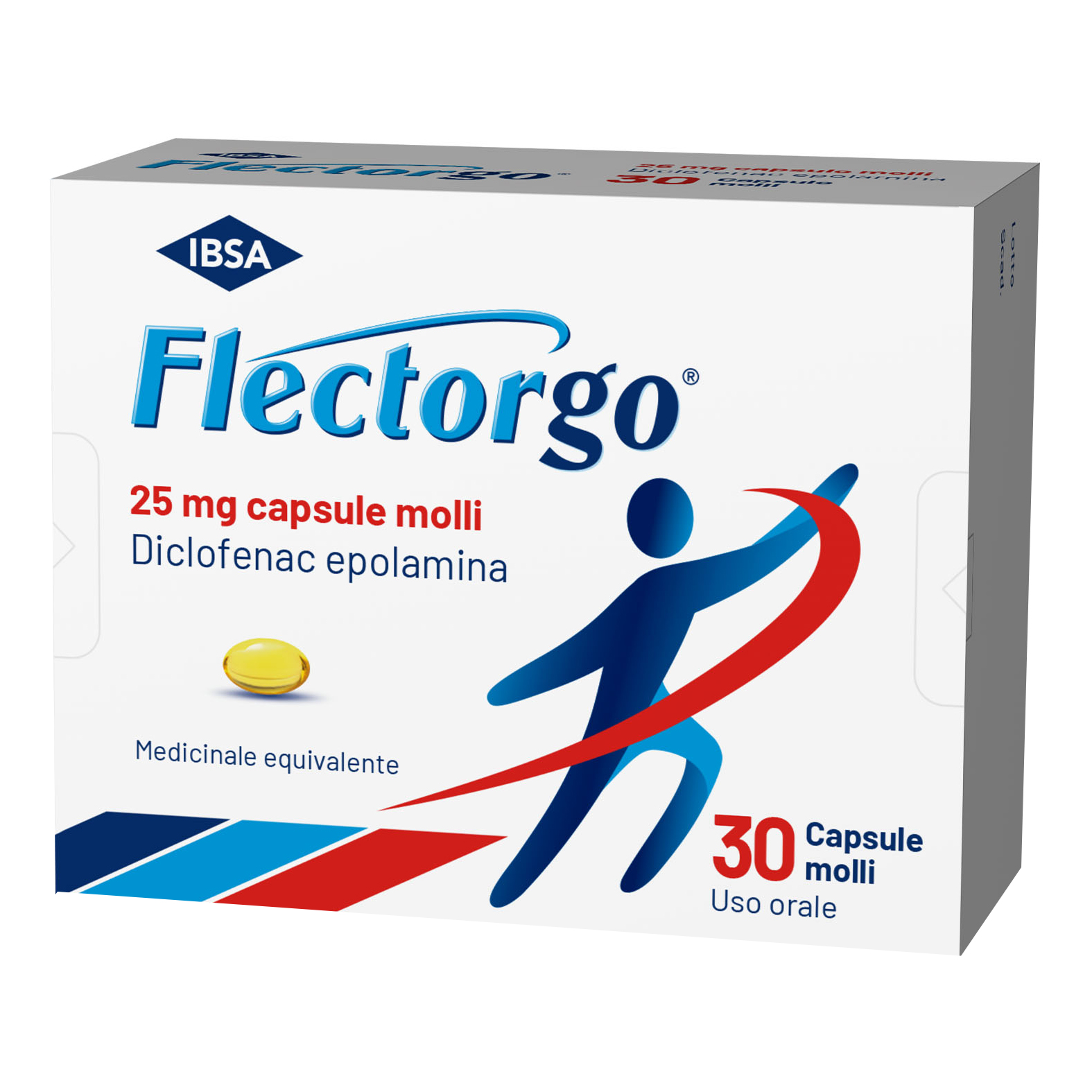 Flectorgo 12,5 mg capsule molli flectorgo 25 mg capsule molli diclofenac epolamina medicinale equivalente
