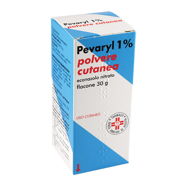 Pevaryl 1% polvere cutanea econazolo nitrato