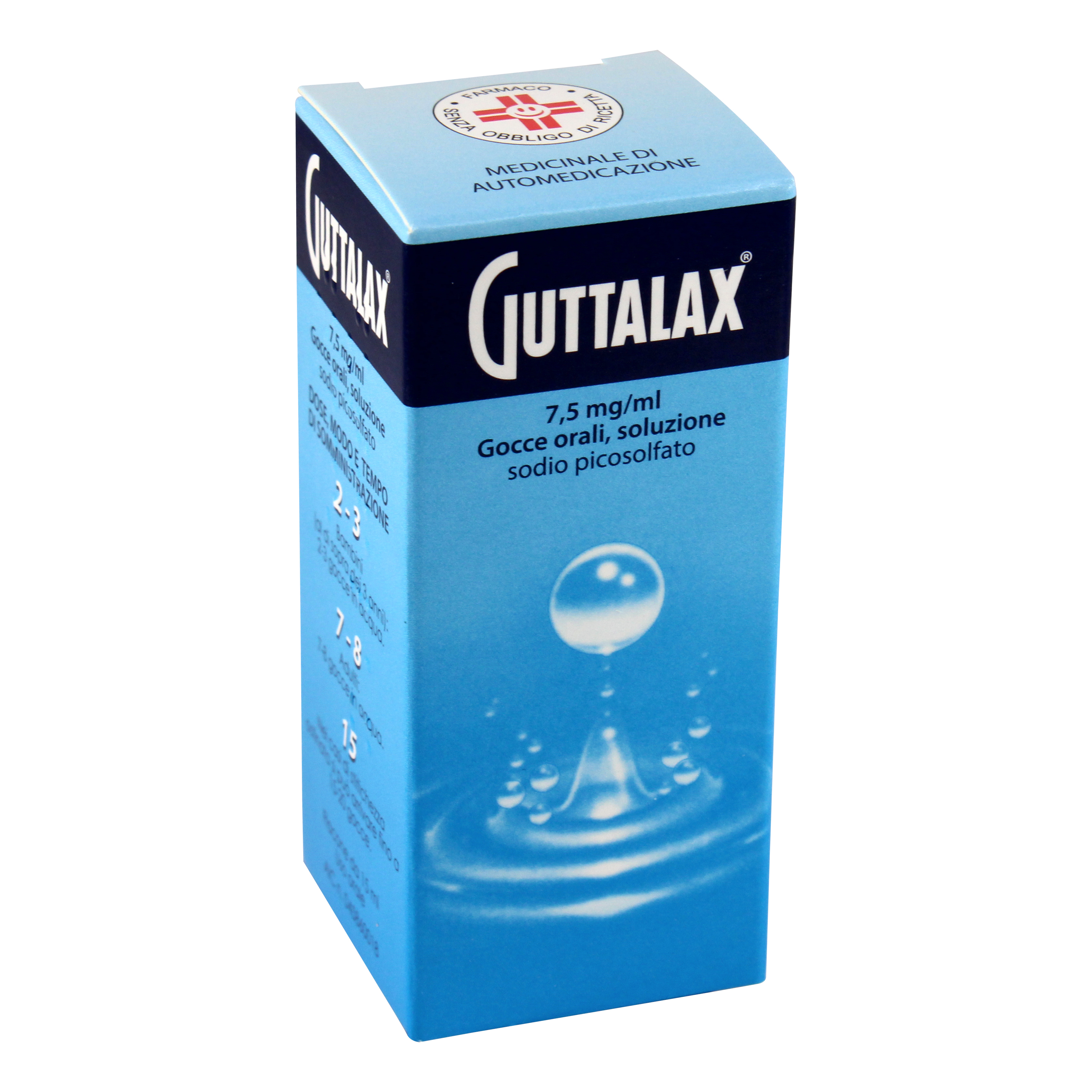 Guttalax 7,5 mg/ml gocce orali, soluzione sodio picosolfato