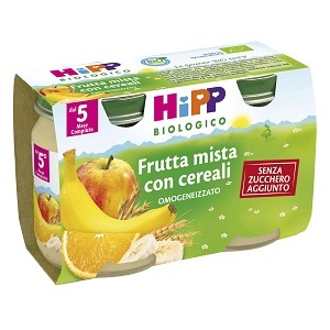 Hipp bio omog frutta/crl2x125g