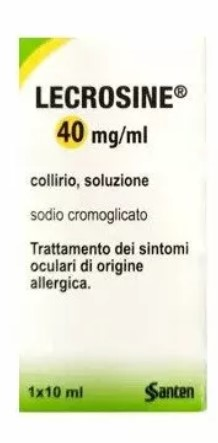 Lecrosine collirio 40mg/ml 10ml