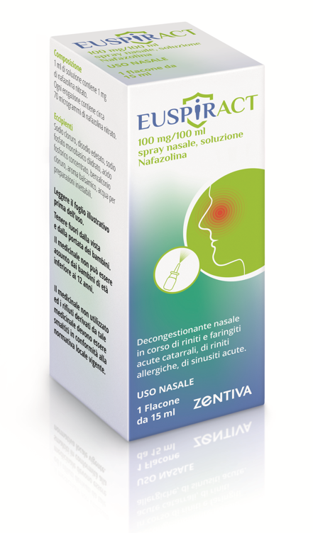 Euspiract 100 mg/100 ml spray nasale soluzione