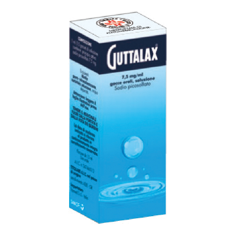 Guttalax 7,5 mg/ml gocce orali, soluzione