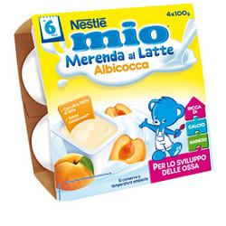 Nestle mio merenda alb 4x100g