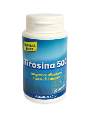 L-tirosina 500mg 30 Capsule N-p