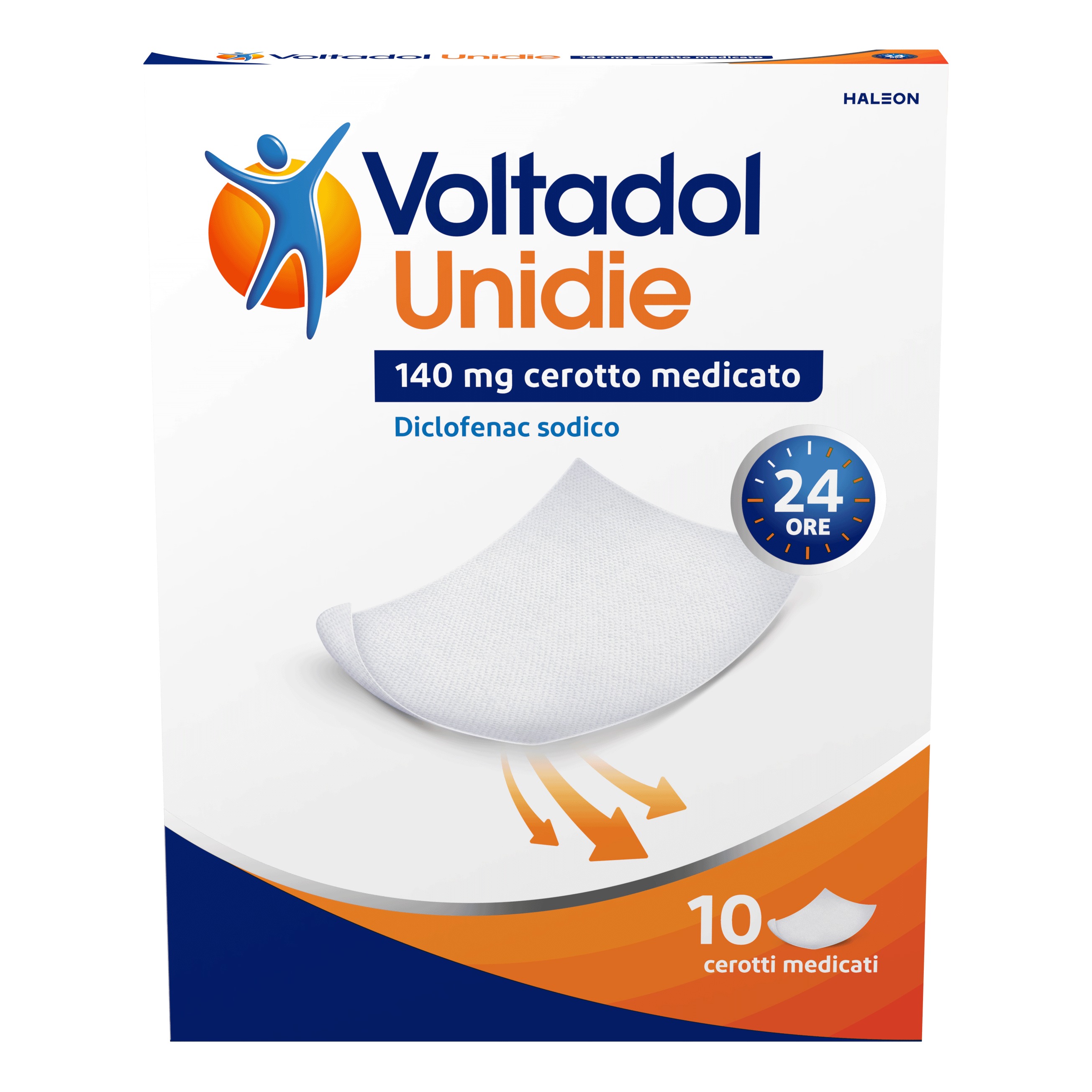 Voltadol Unidie Cerotto Antinfiammatorio Fino 24ore per Dolori Muscolari Articolari 10 Cerotti